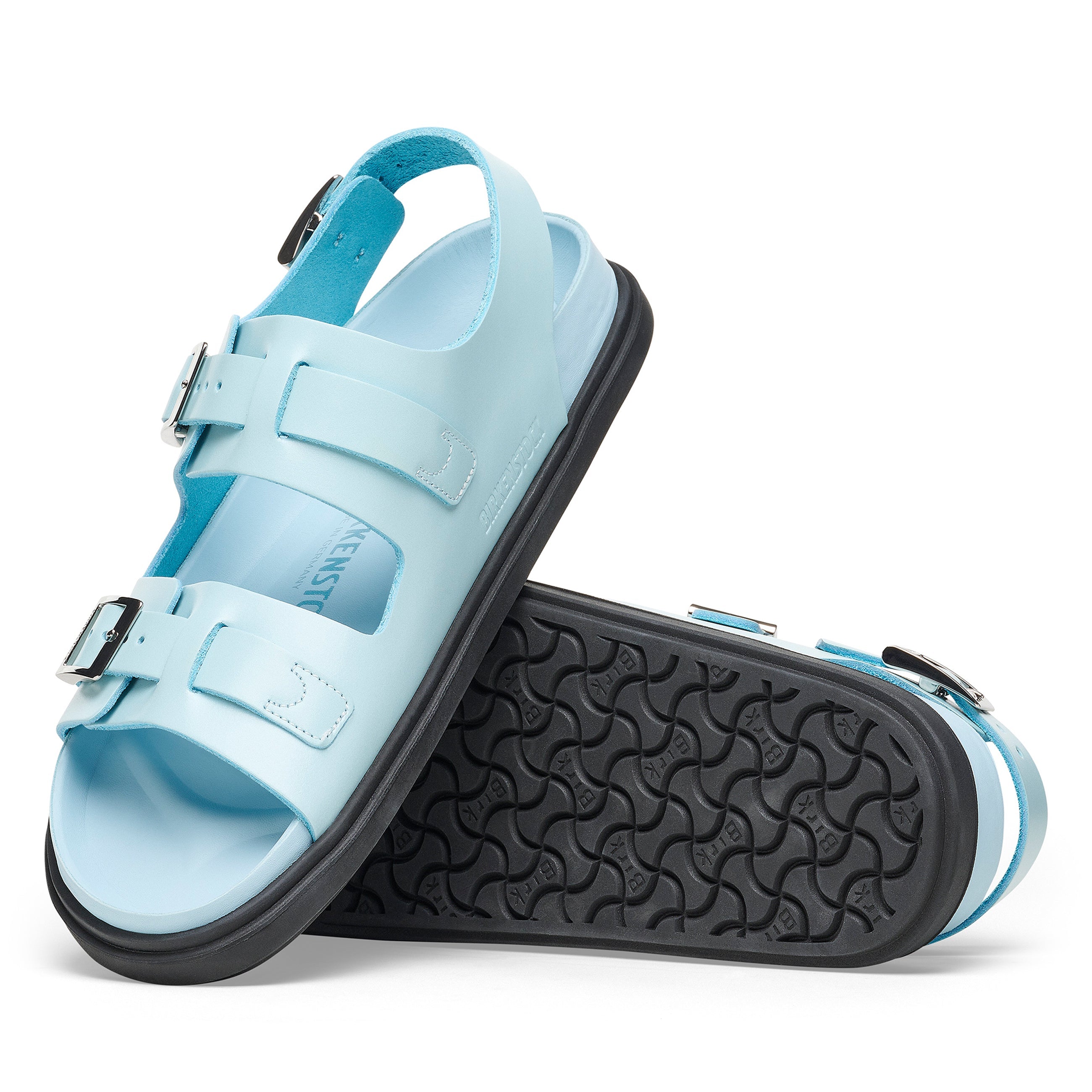 Cannes Mineral Blue Natural Leather