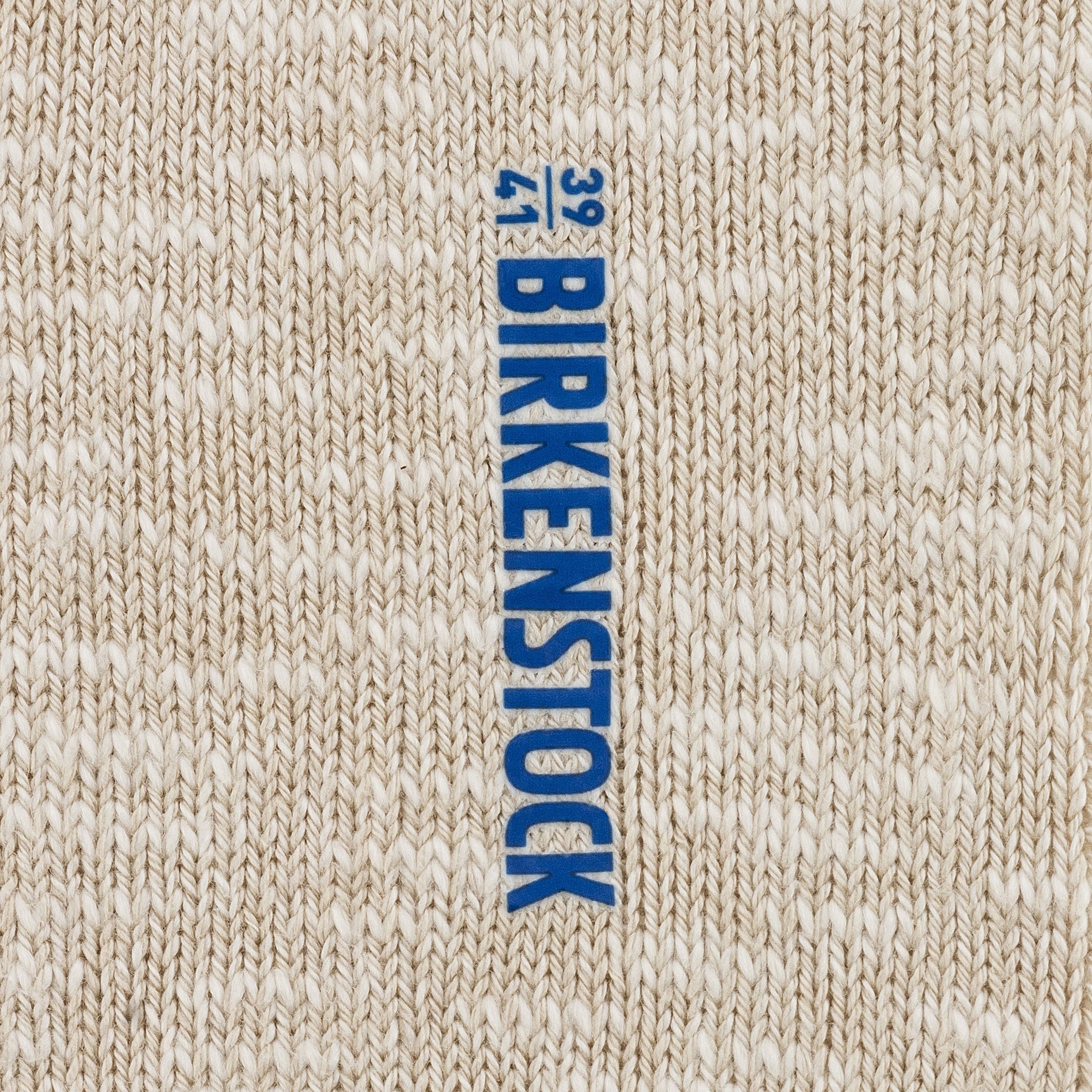 Cotton Slub Socks M Beige White