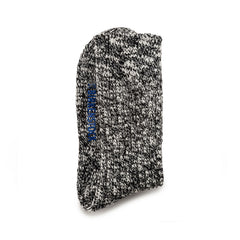 Cotton Slub Socks W Black Grey