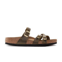 Franca Braided Green Olive Oiled Leather