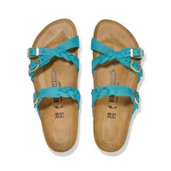 Franca Braided Biscay Bay Oiled Leather