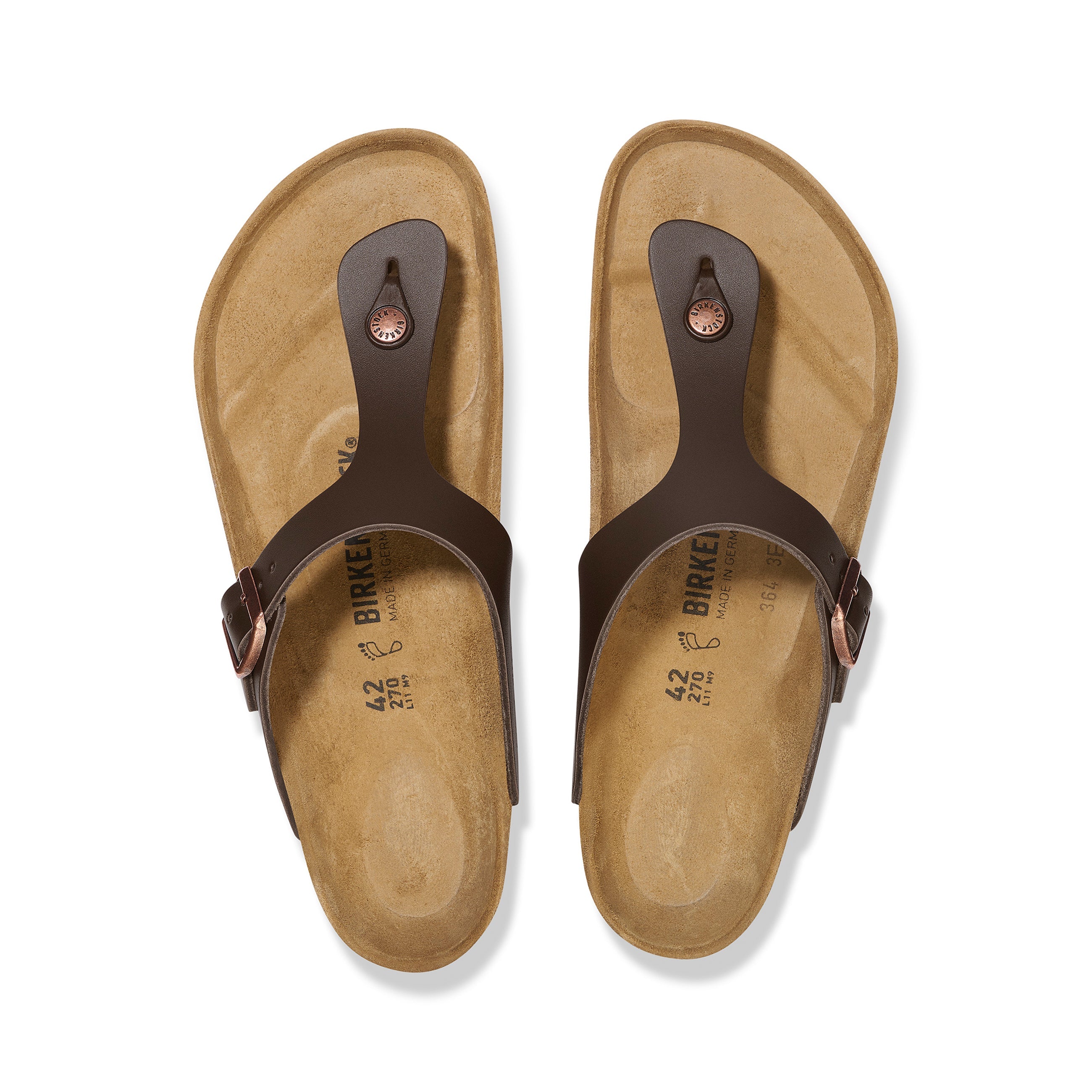 Gizeh Dark Brown Smooth Leather