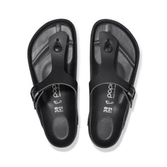Gizeh Exquisite Flex Platform Black Smooth Leather