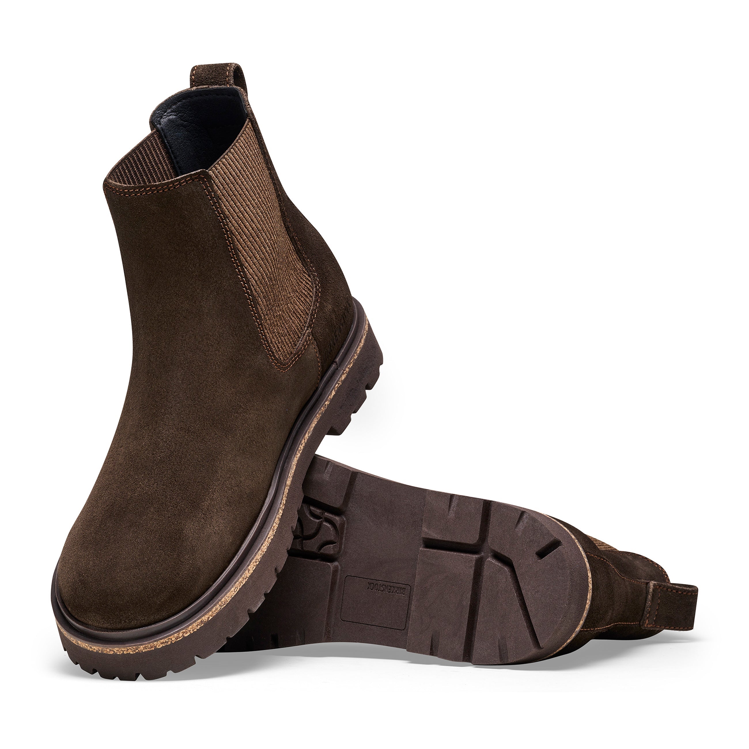 Highwood W Mocca Suede Leather