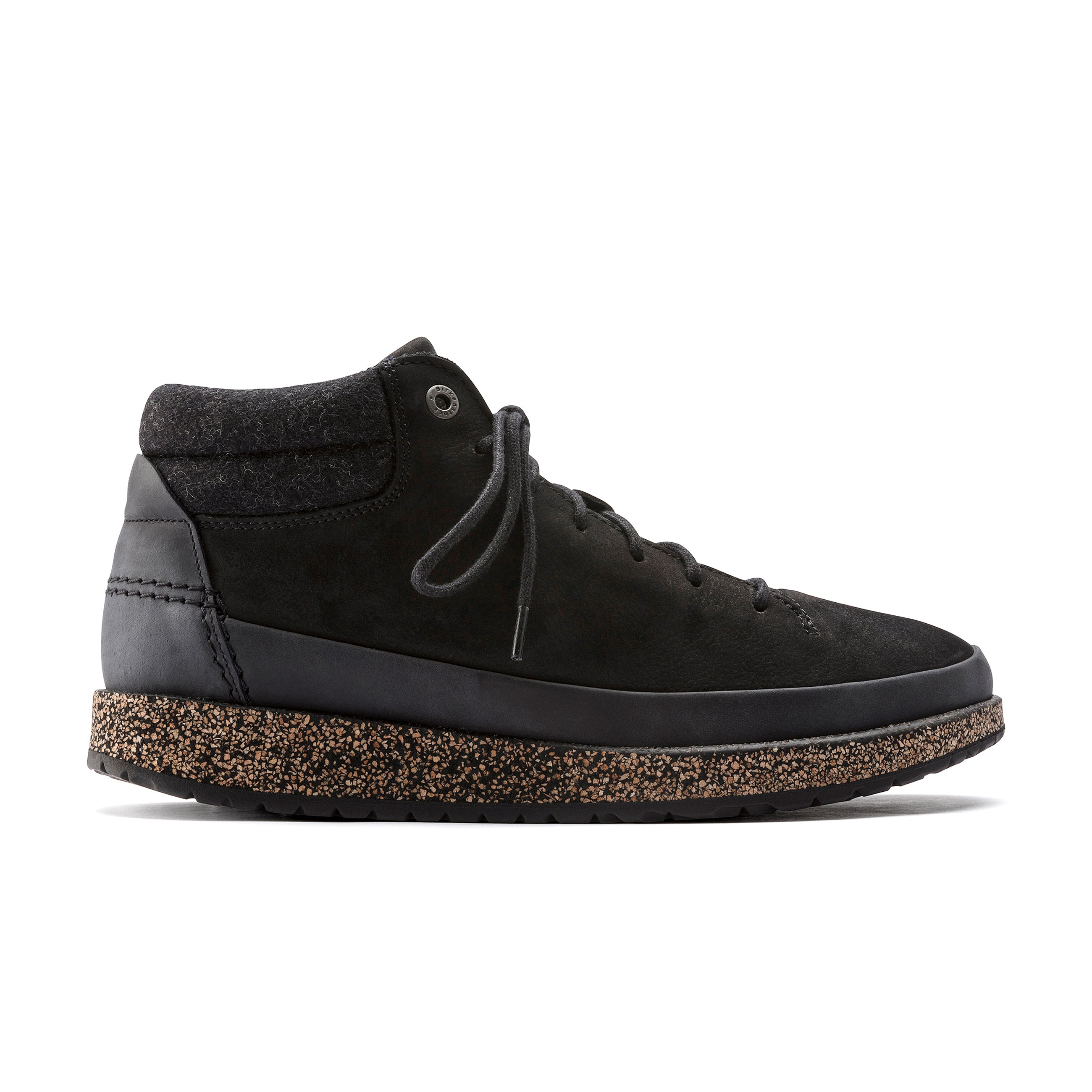 Honnef High Black Oiled Nubuck Leather