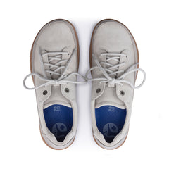 Honnef Low Whale Grey Suede Leather