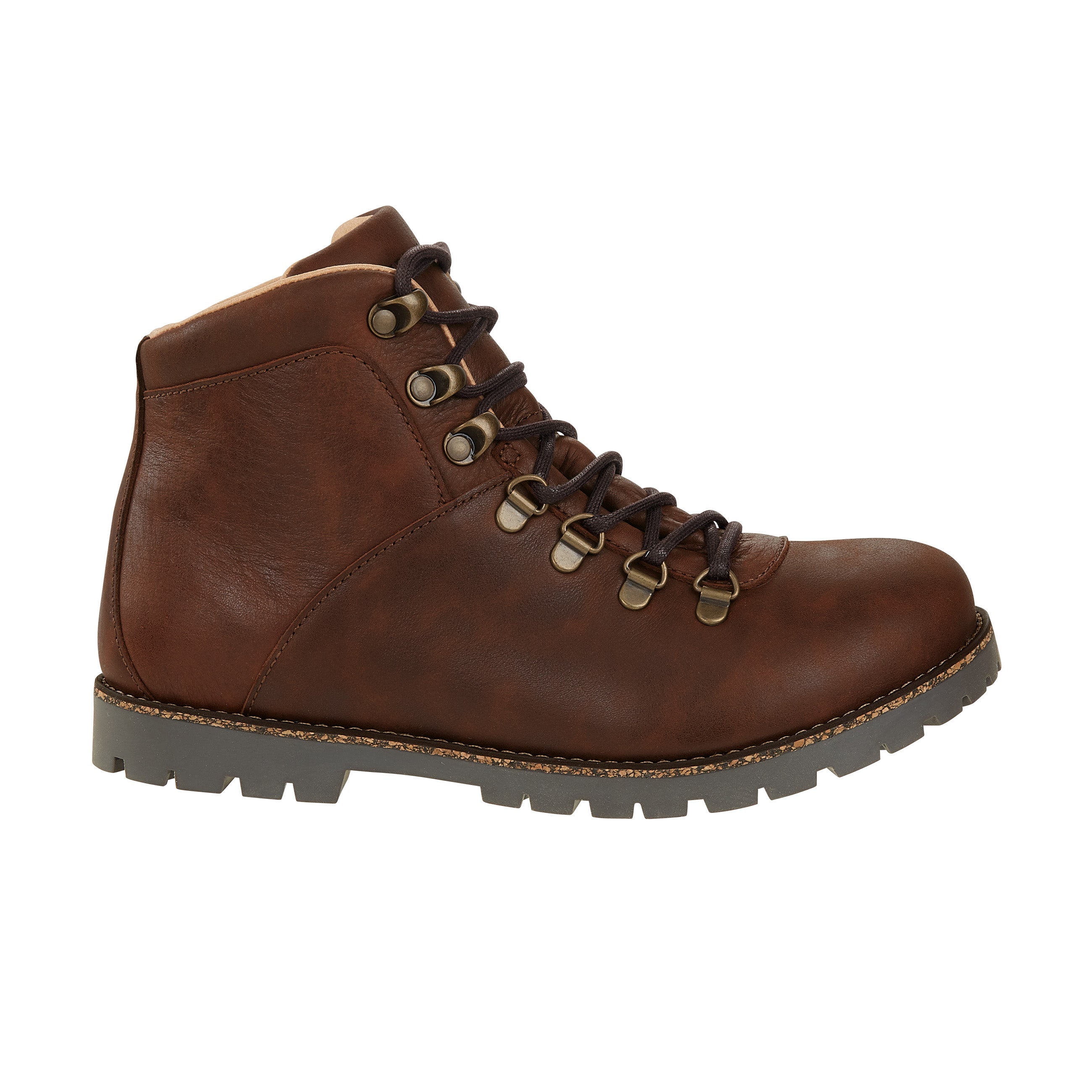 Jackson Dark Brown Waxy Nubuck Leather