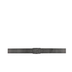 Kansas Grey Oiled Leather 35mm One Size
