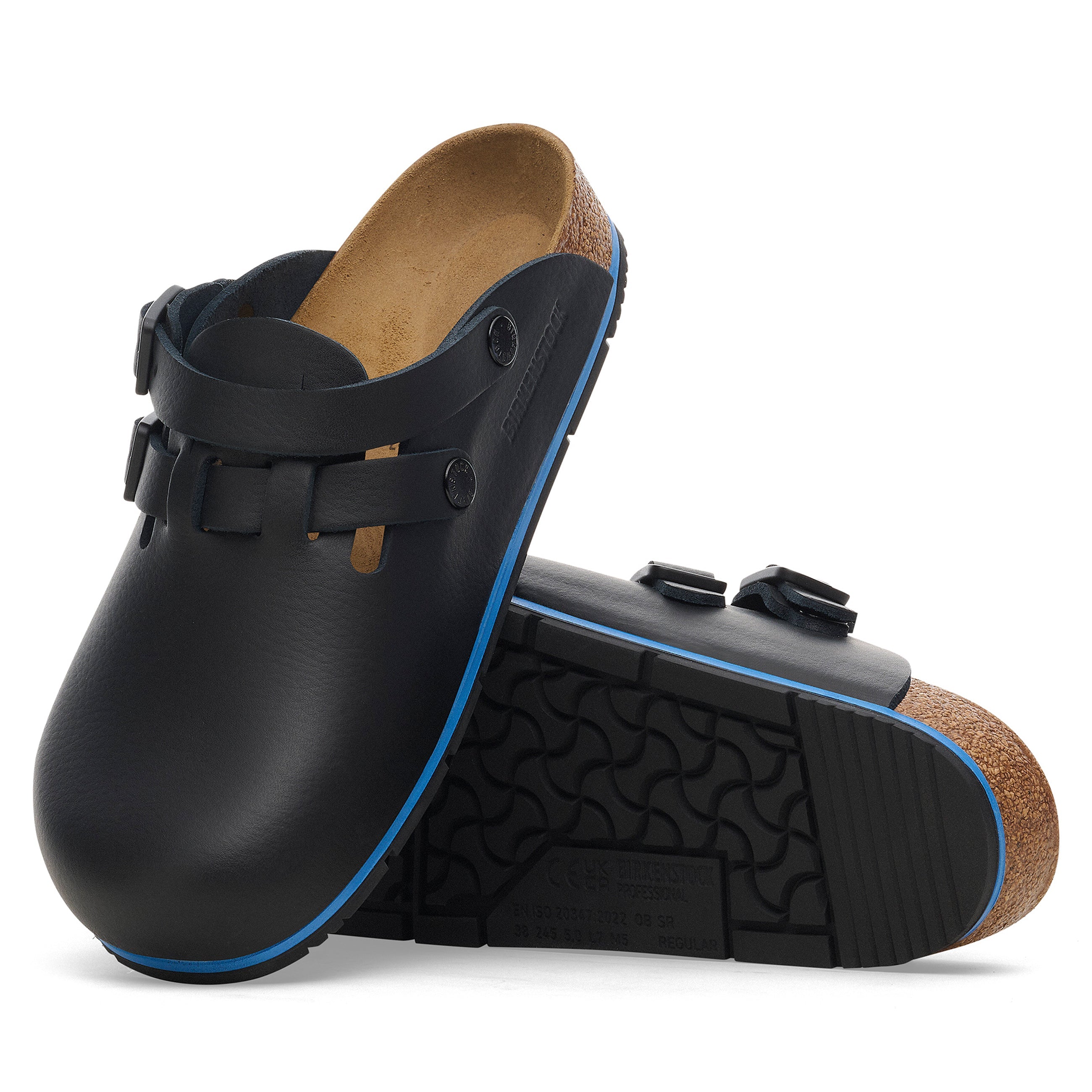Kay Pro Black PU Coated Natural Leather