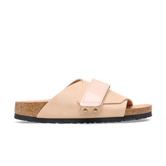 Kyoto High Shine New Beige Nubuck Leather