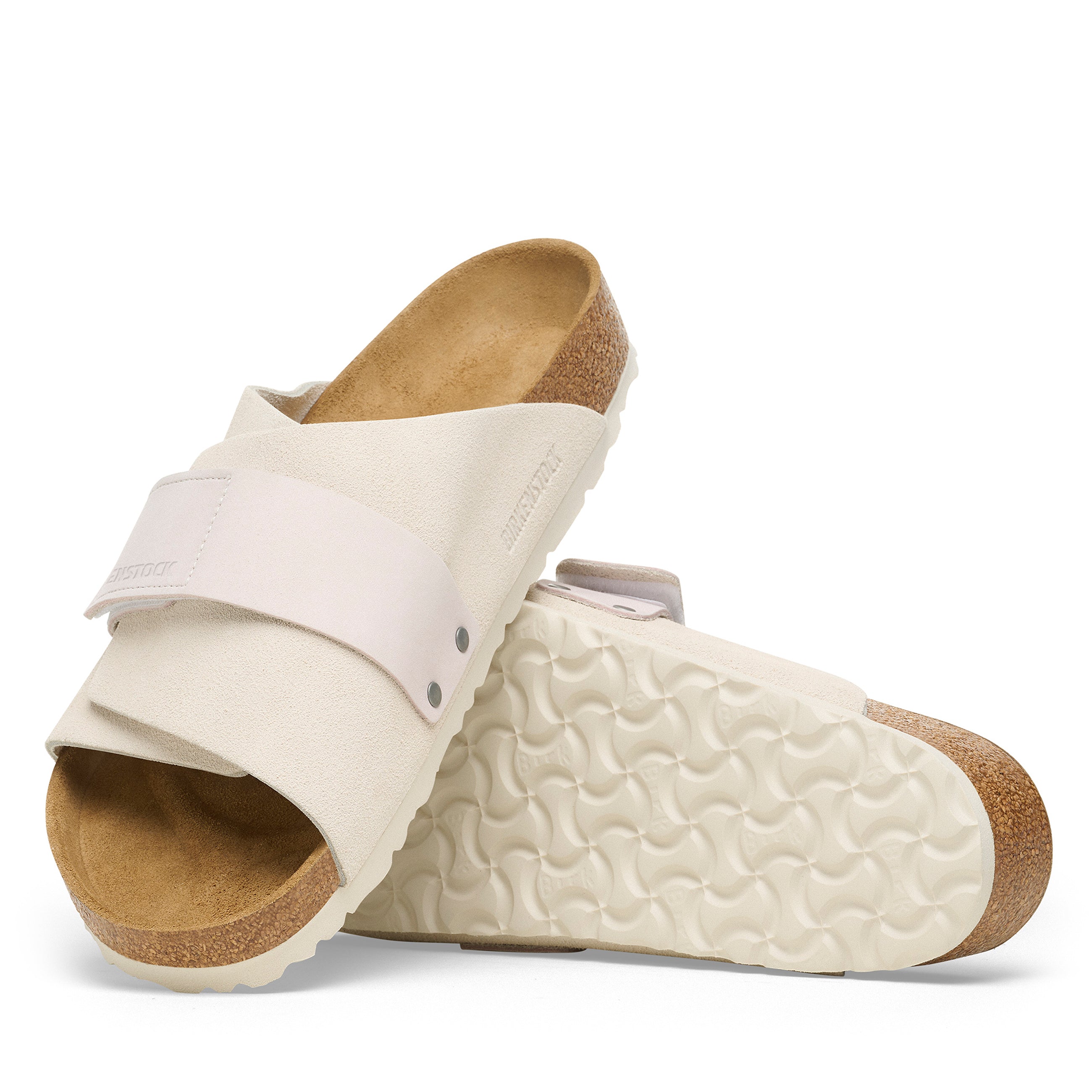 Kyoto Antique White Suede/Nubuck Leather