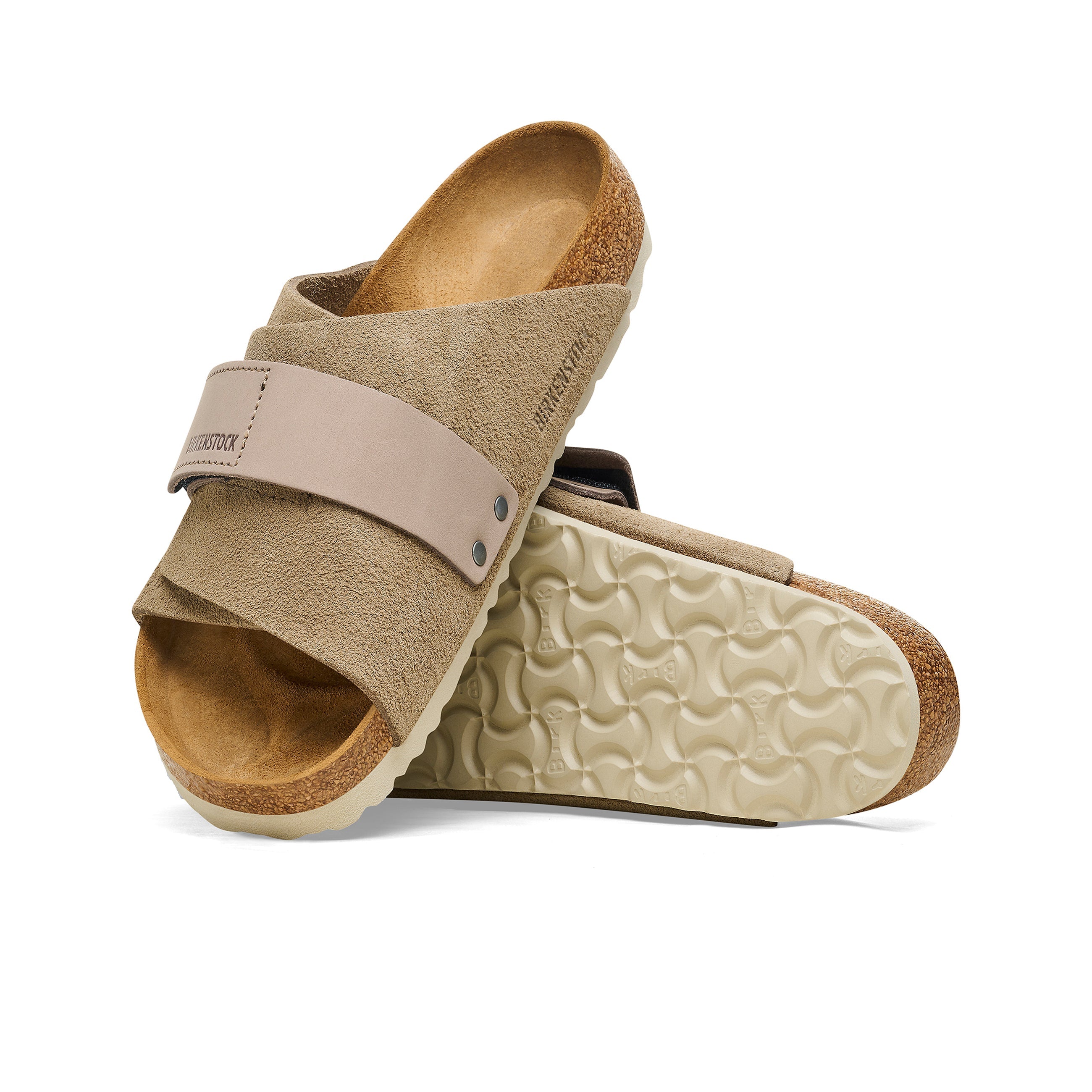 Kyoto Taupe Suede/Nubuck Leather