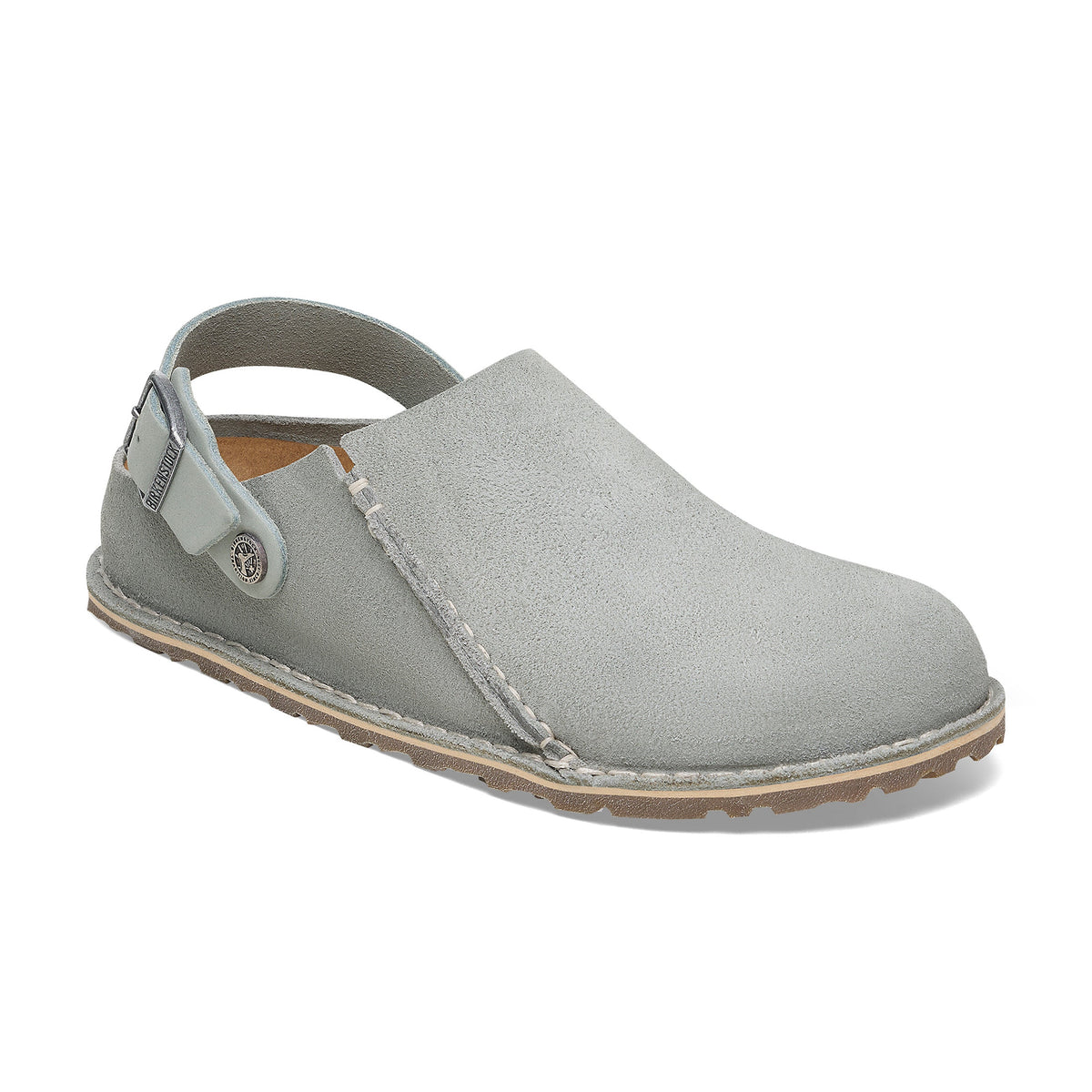 Lutry Pure Sage Suede Leather
