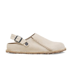 Lutry Eggshell Suede Leather
