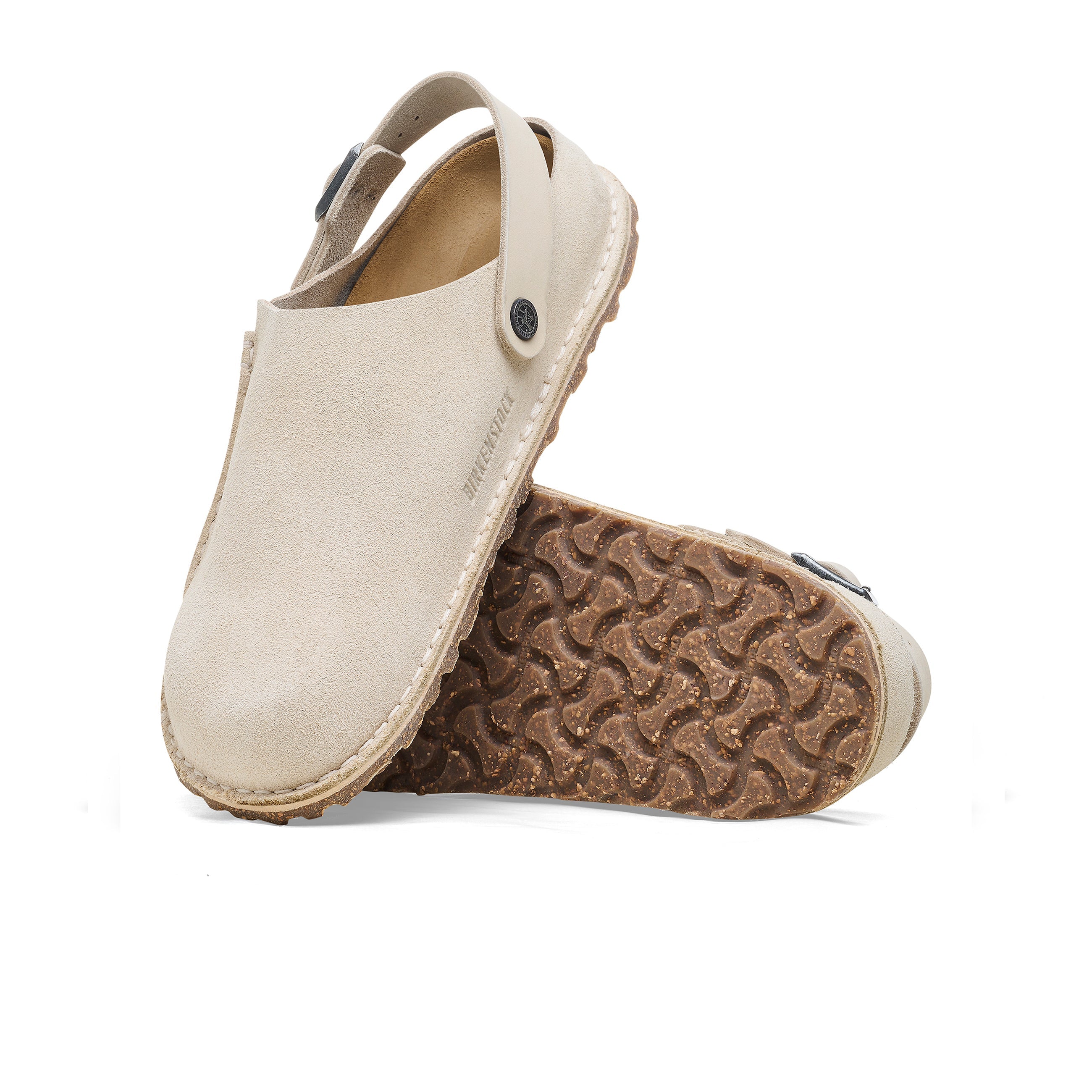 Lutry Eggshell Suede Leather