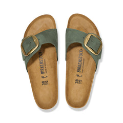 Madrid Big Buckle Thyme Nubuck Leather