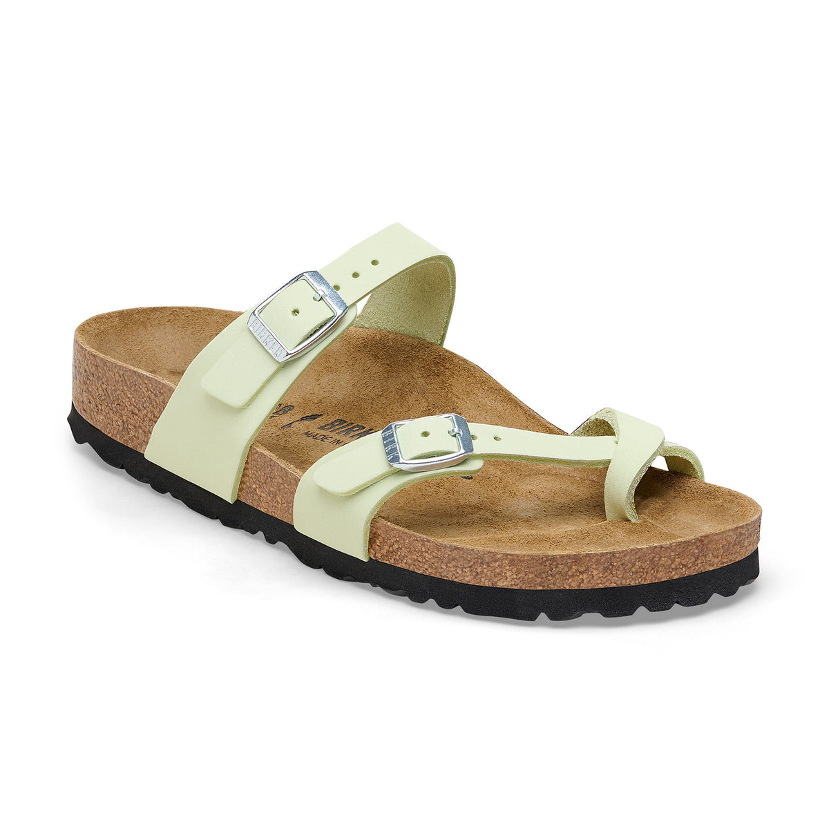Mayari Faded Lime Nubuck Leather
