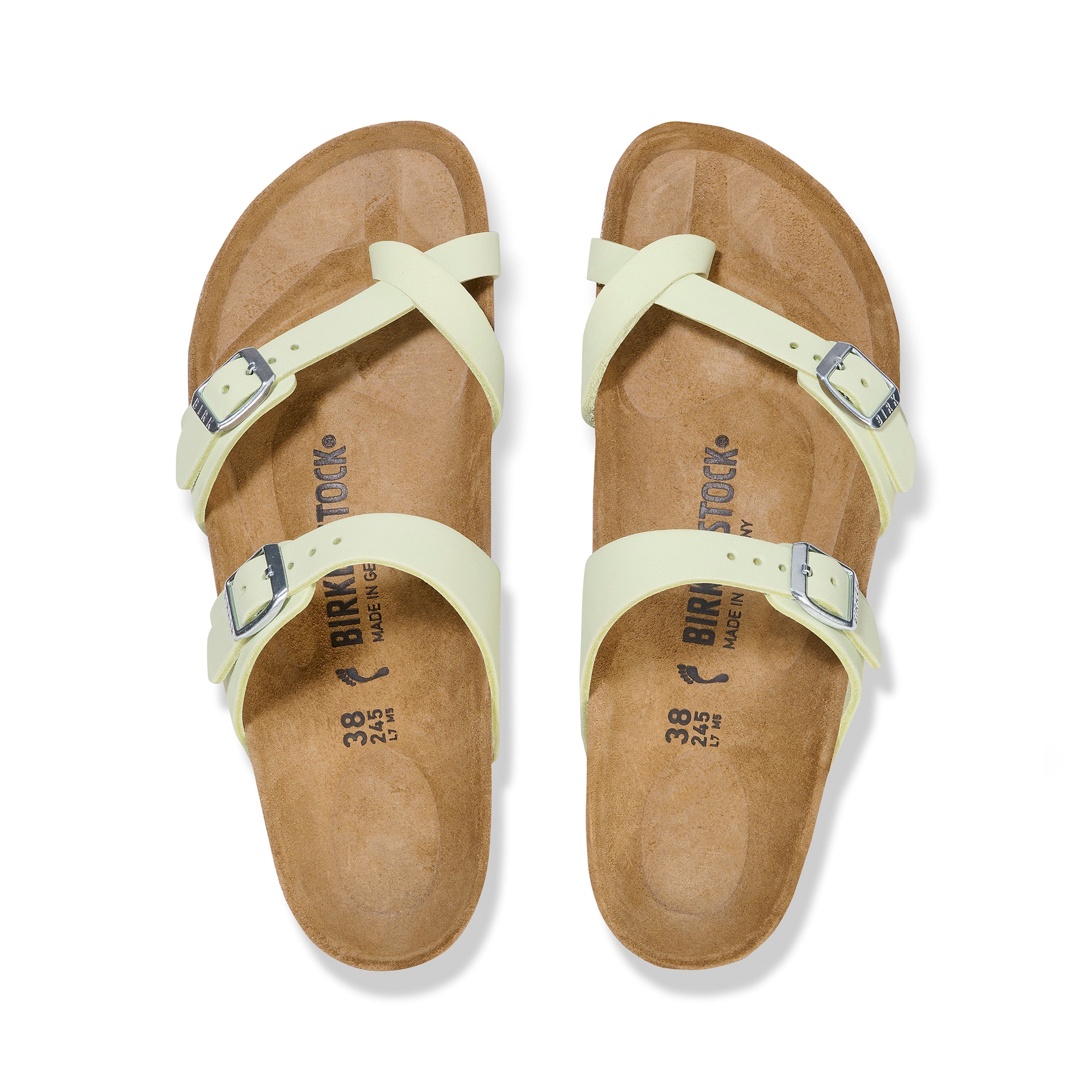 Mayari Faded Lime Nubuck Leather