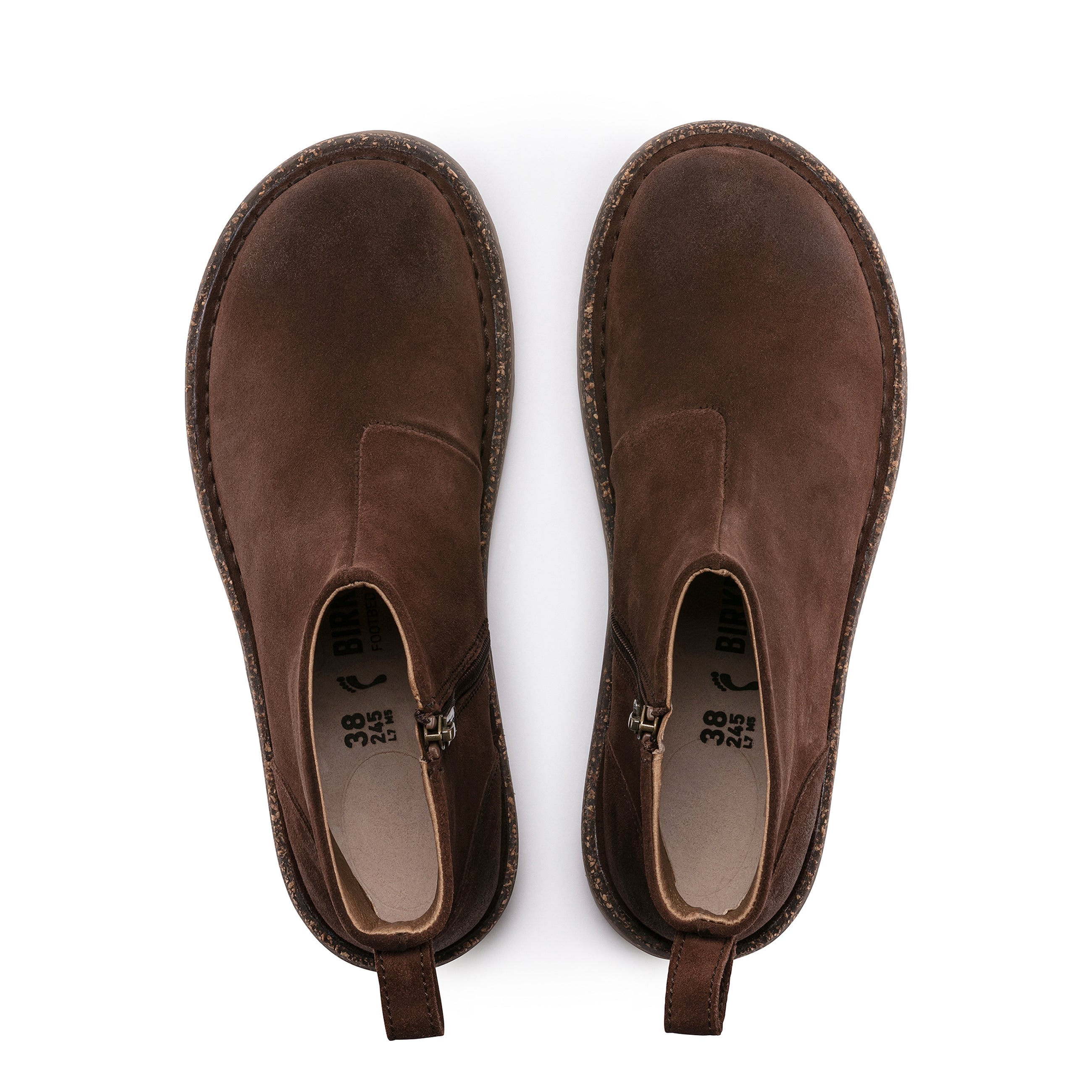 Melrose Espresso Waxy Suede Leather