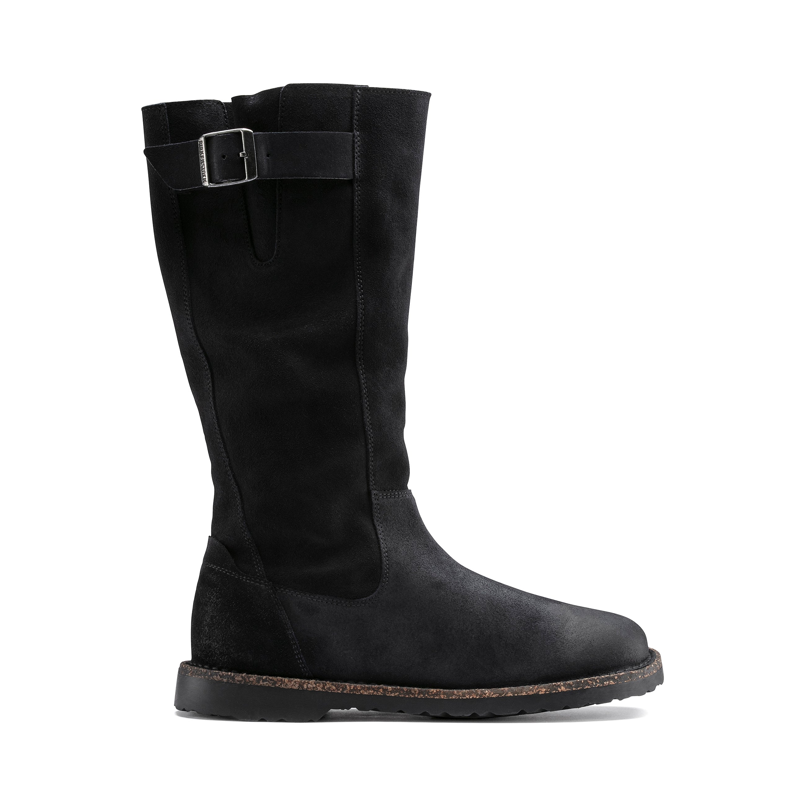 Melrose High Graphite Suede Leather