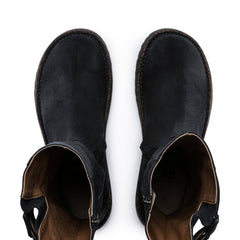 Melrose High Graphite Suede Leather