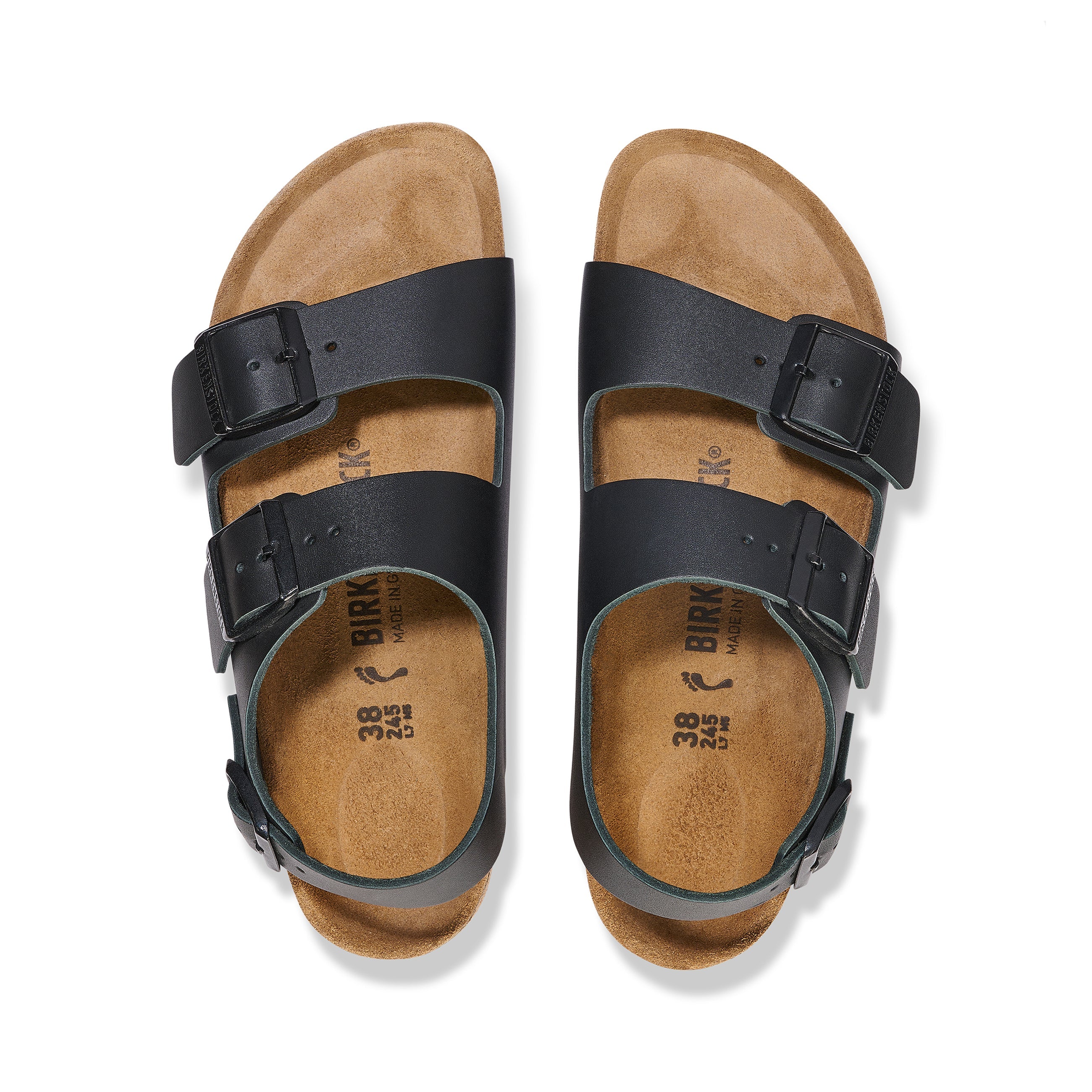 Milano Black Smooth Leather