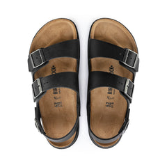 Milano Cross Town Arctic Black Waxy Leather
