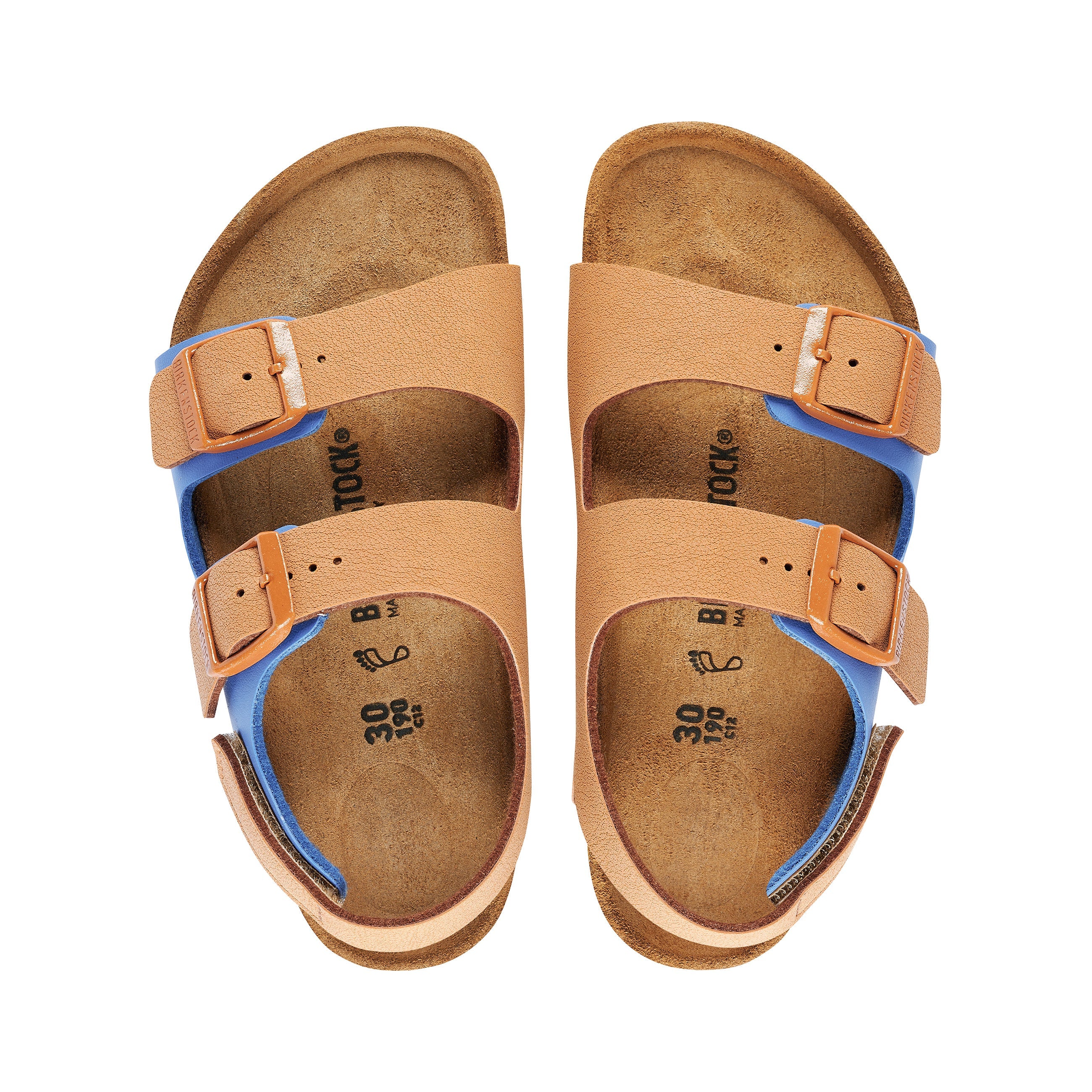 Milano Kids Caramel/Ultra Blue Birko-Flor