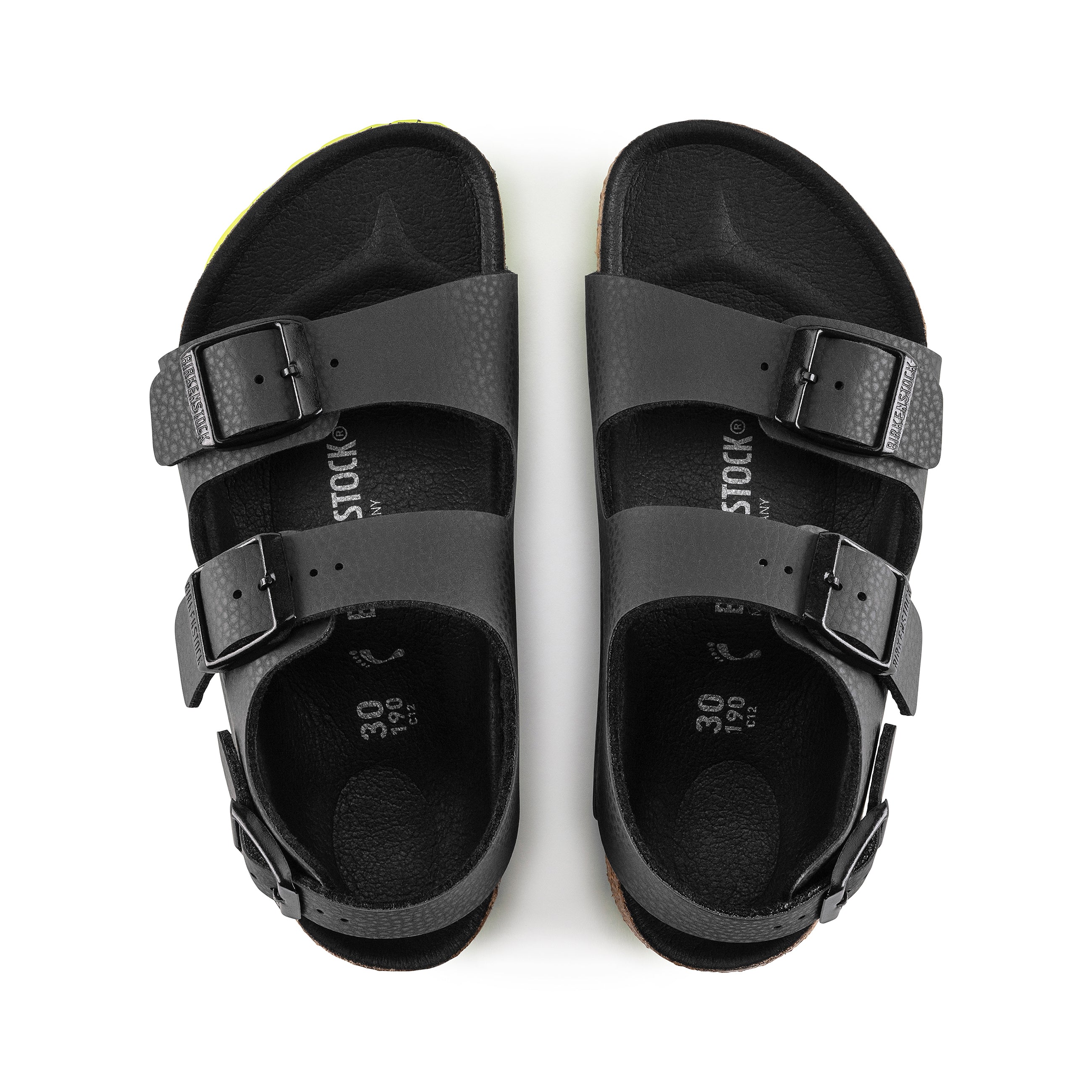Milano Kids Desert Soil Black/Lime Birko-Flor