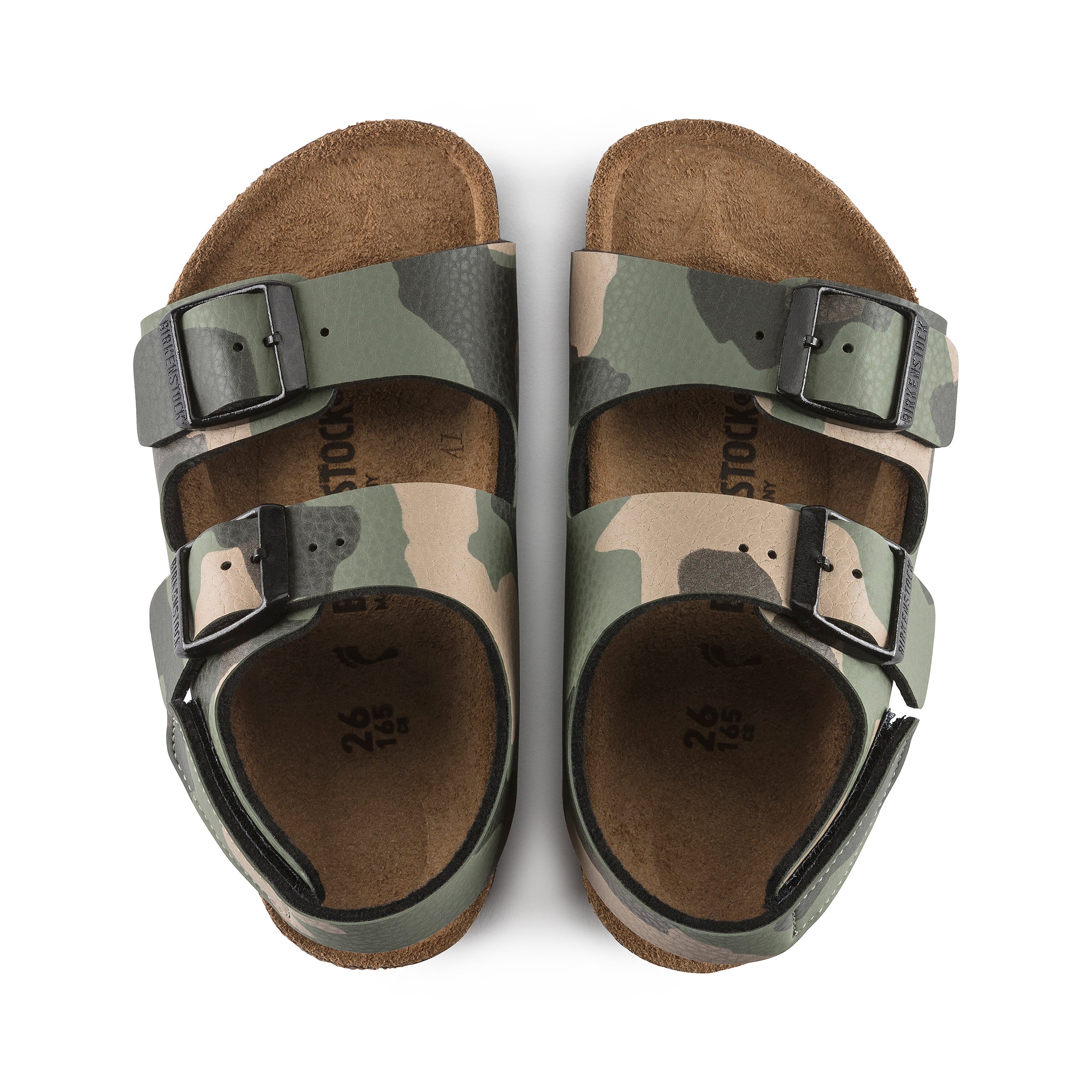 Milano Kids Desert Soil Camo Khaki Birko-Flor