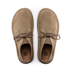 Milton Ginger Suede Leather