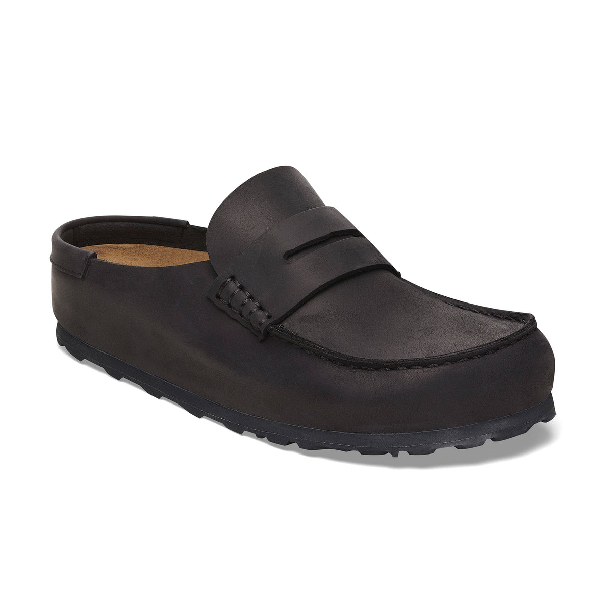 Naples Wrapped Black Oiled Leather