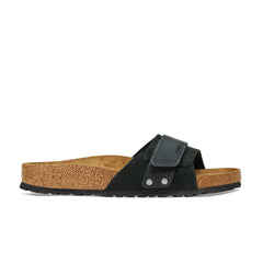 Oita Black Suede Leather