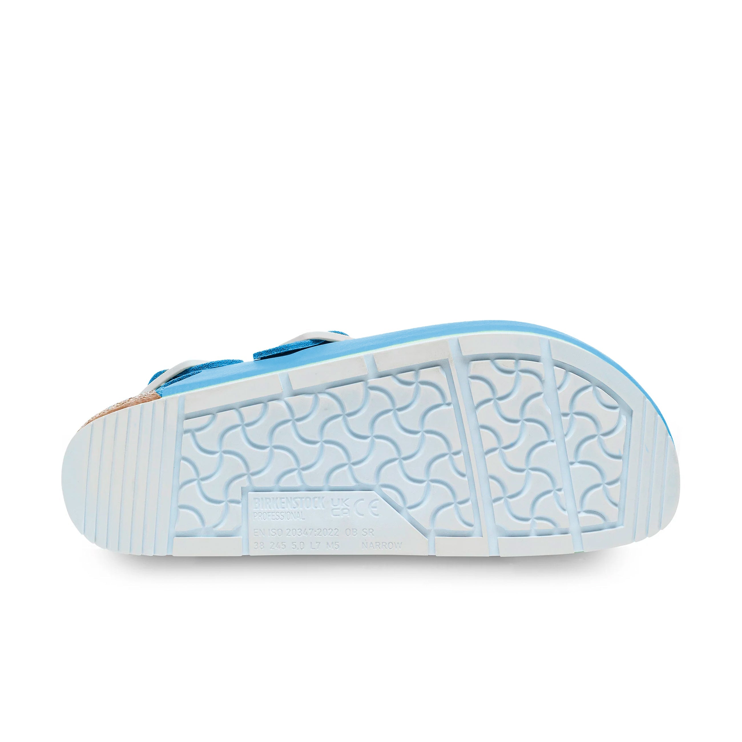 Tokio Pro Sky Blue PU Coated Natural Leather