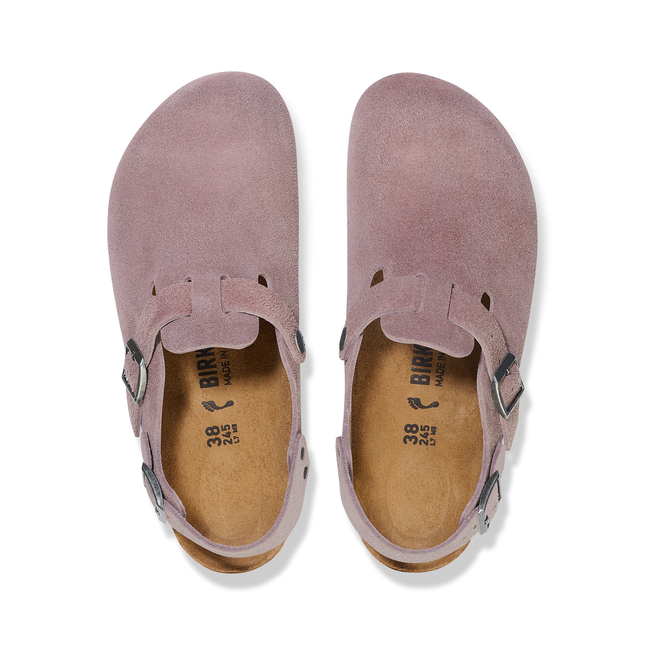 Tokio Faded Purple Suede Leather