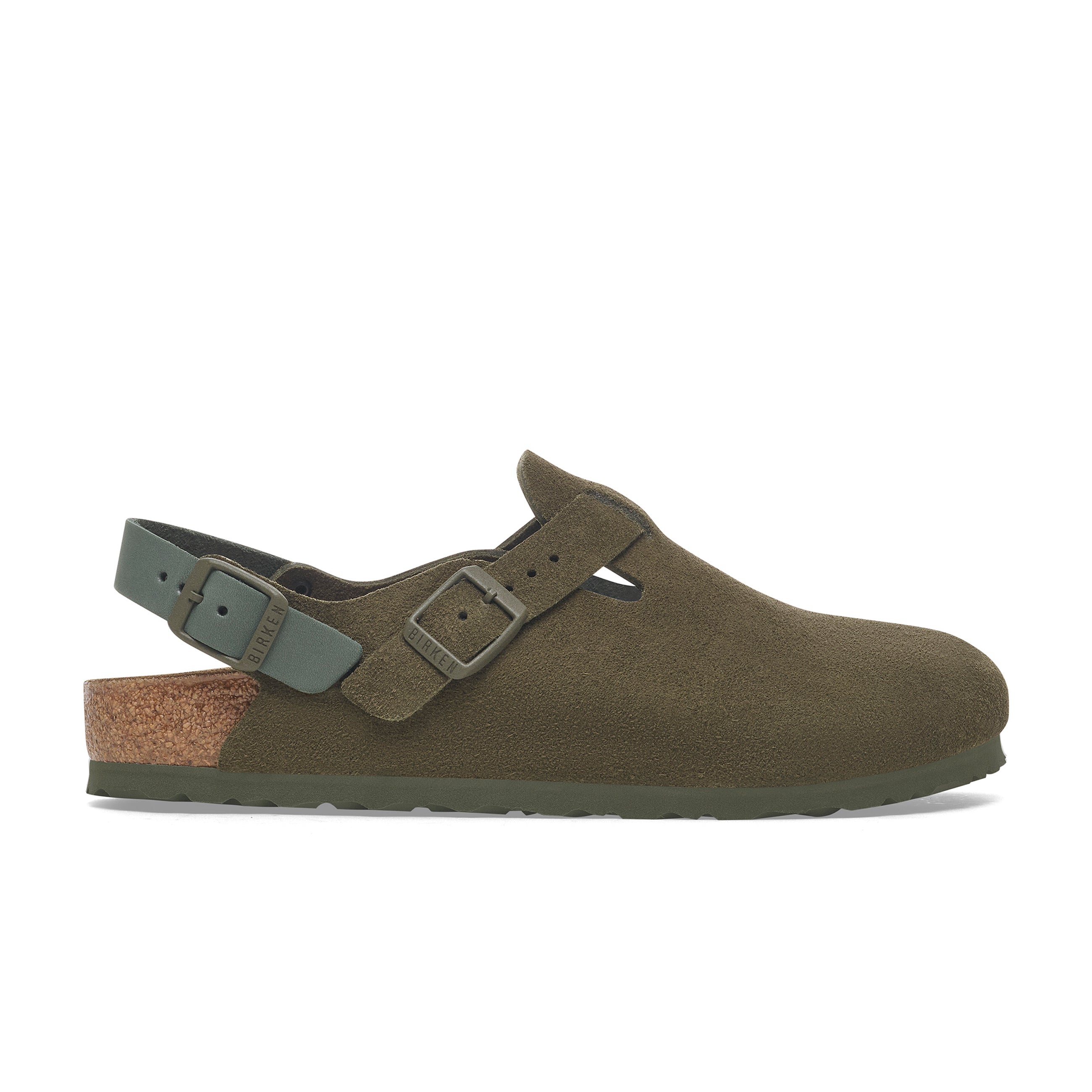 Tokio Thyme Suede Leather