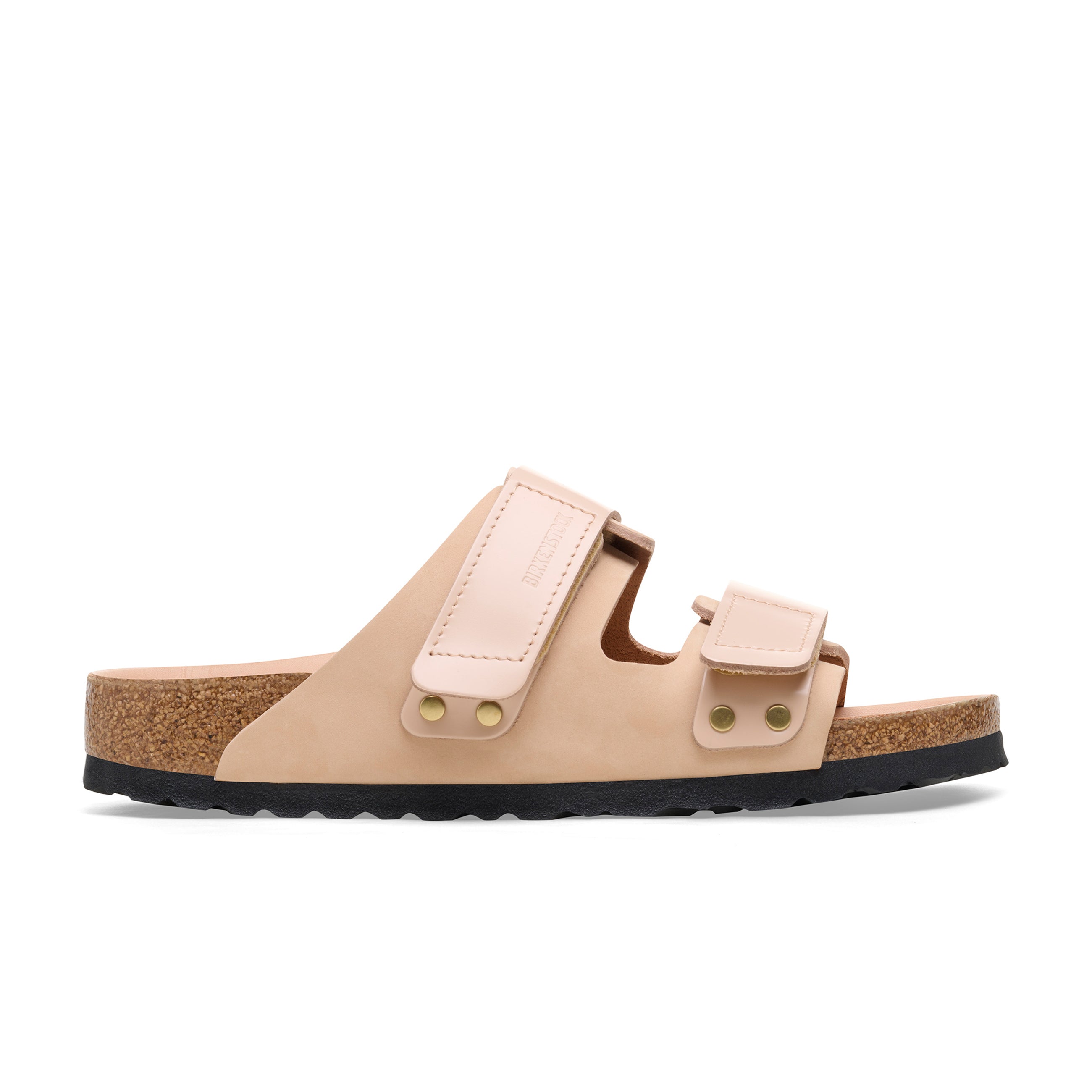 Uji High Shine New Beige Nubuck Leather