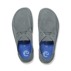 Utti Lace Basalt Grey Suede Leather