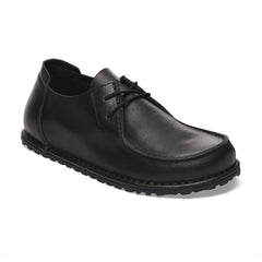 Utti Lace Black Grained Leather