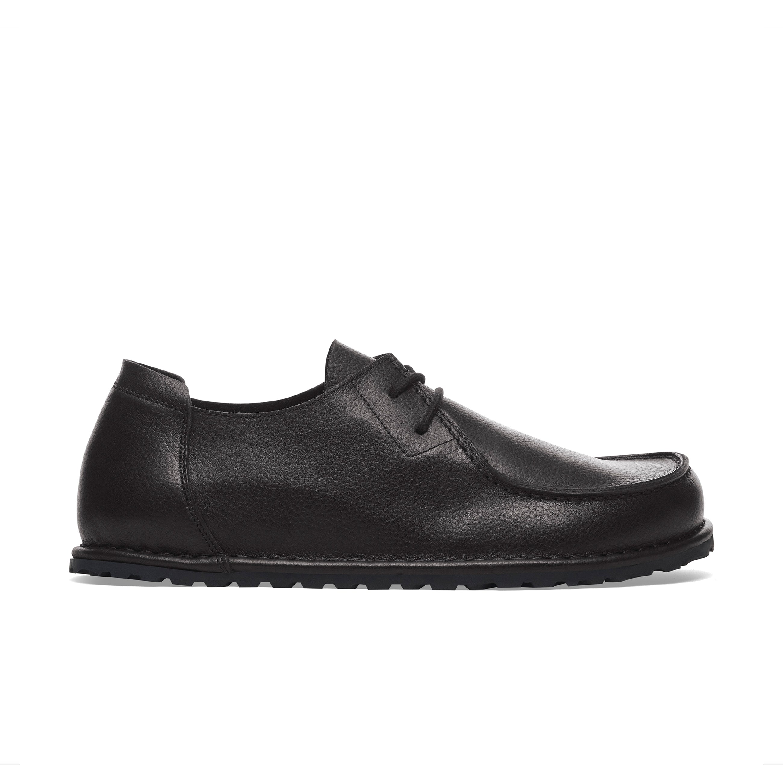 Utti Lace Black Grained Leather