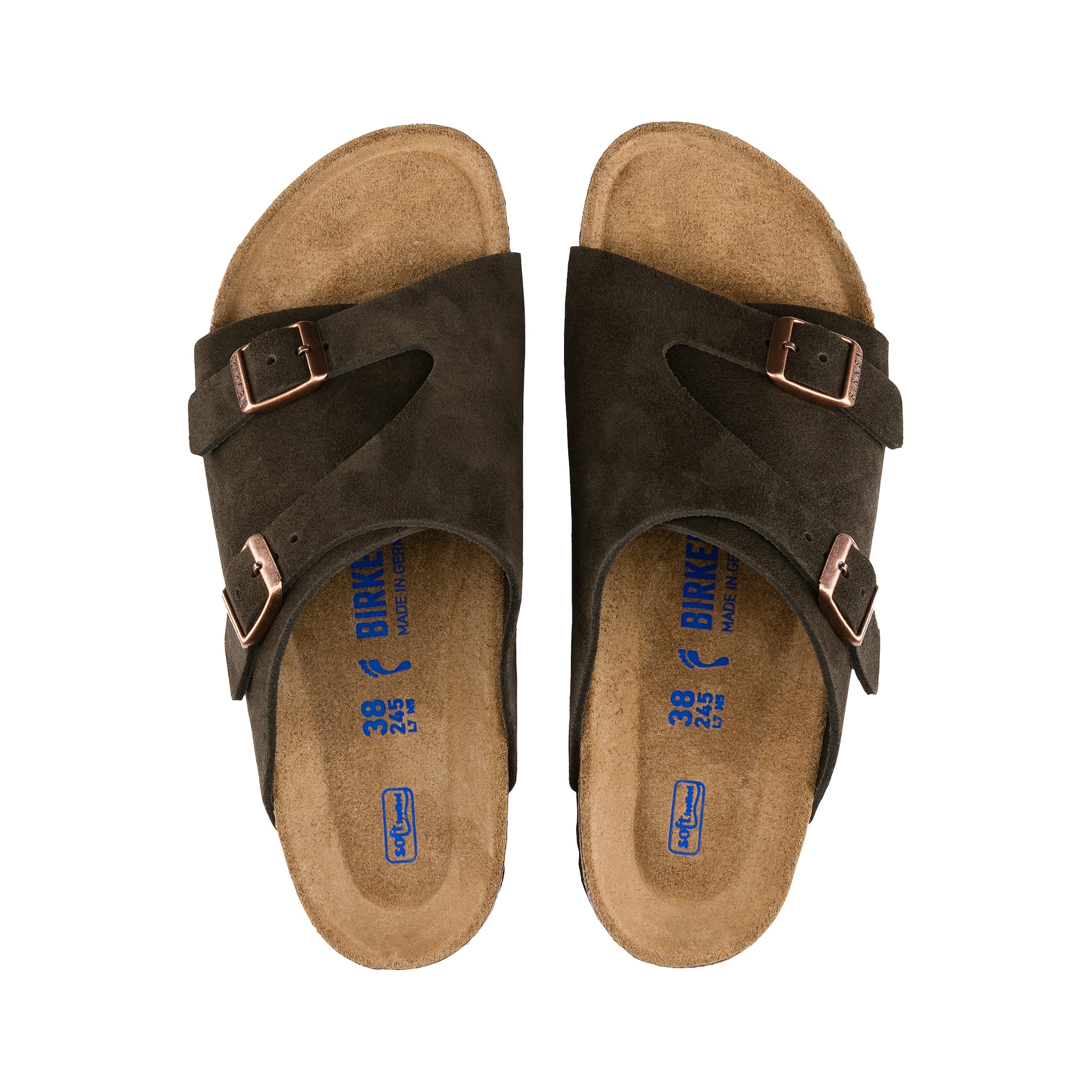 Zurich SFB Mocca Suede Leather