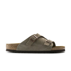 Zurich SFB Taupe Suede Leather