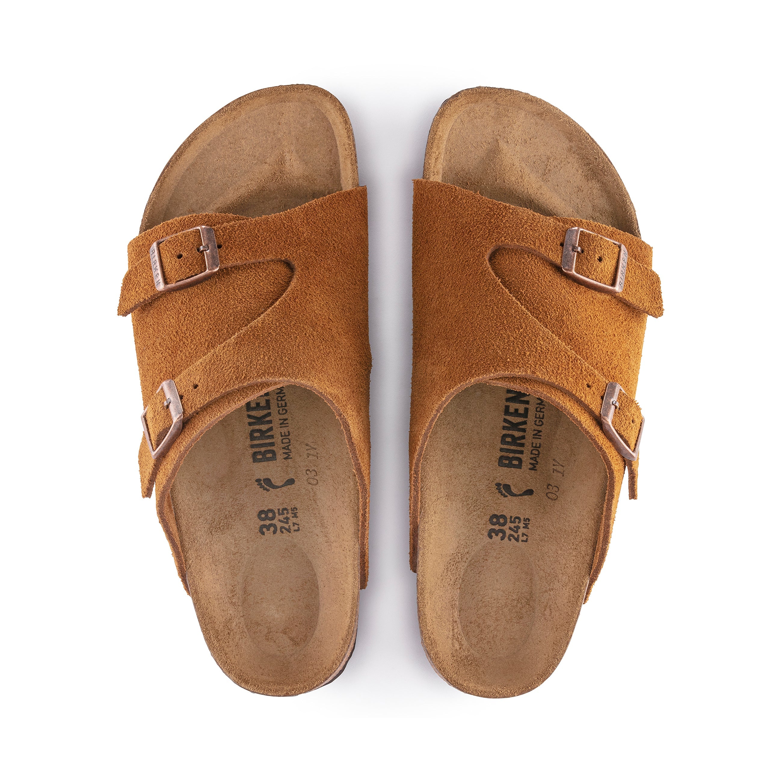 Zurich Mink Suede Leather